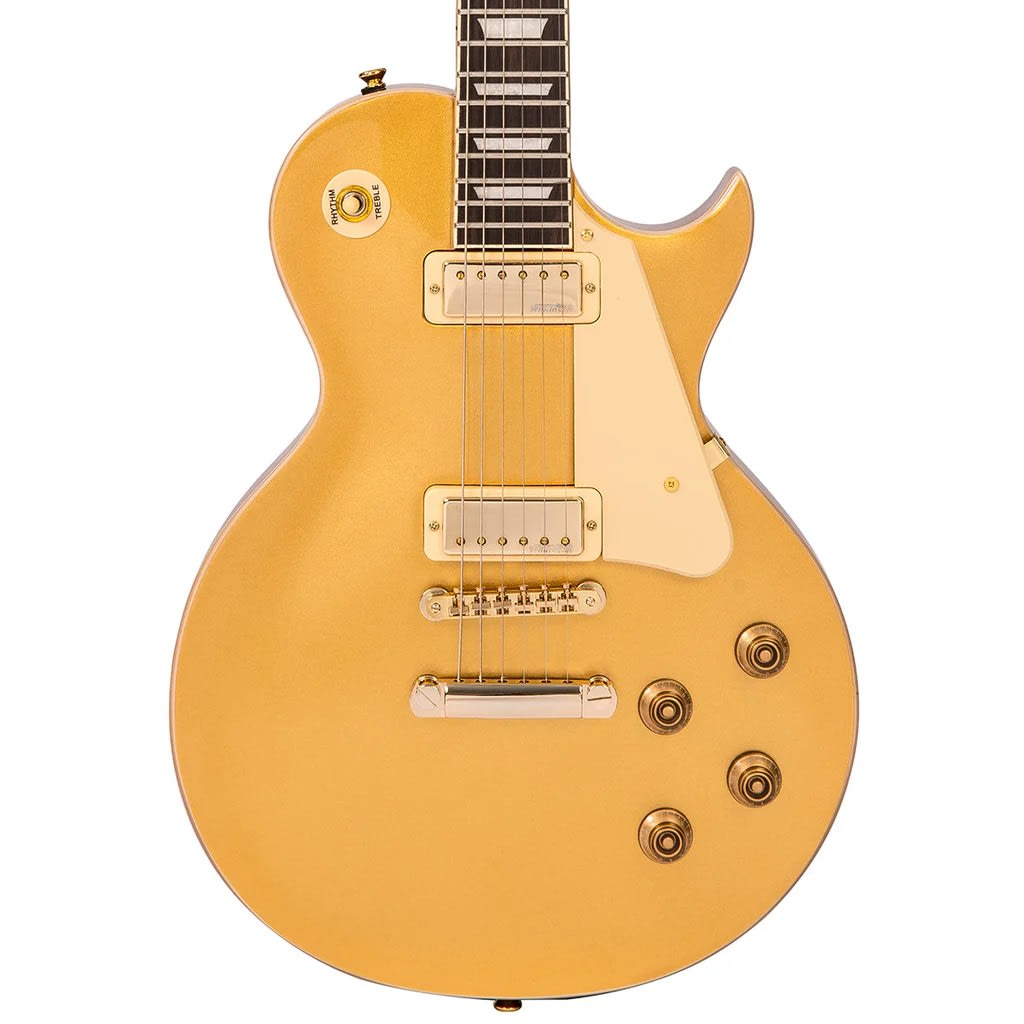 Guitarra Electrica LP MINI HB GOLD TOP V100 VINTAGE5