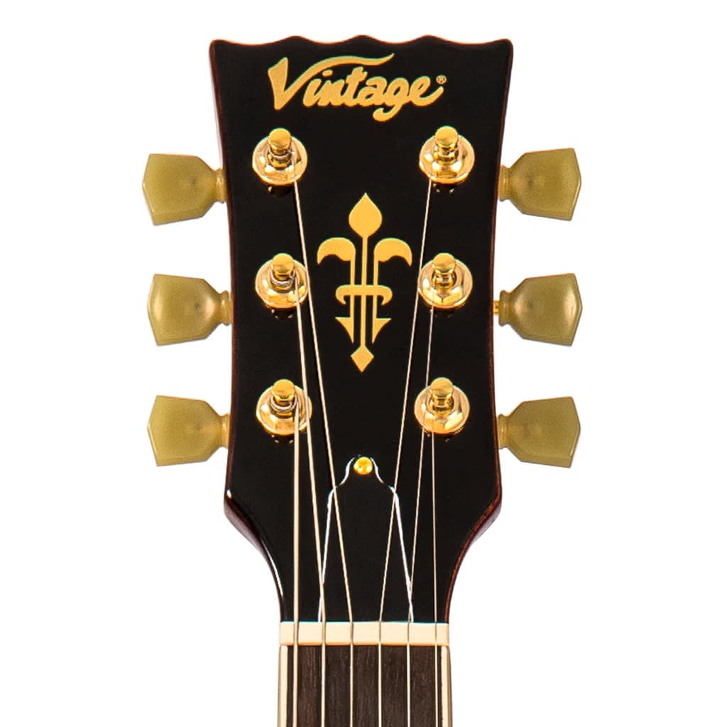 Guitarra Electrica LP MINI HB GOLD TOP V100 VINTAGE2