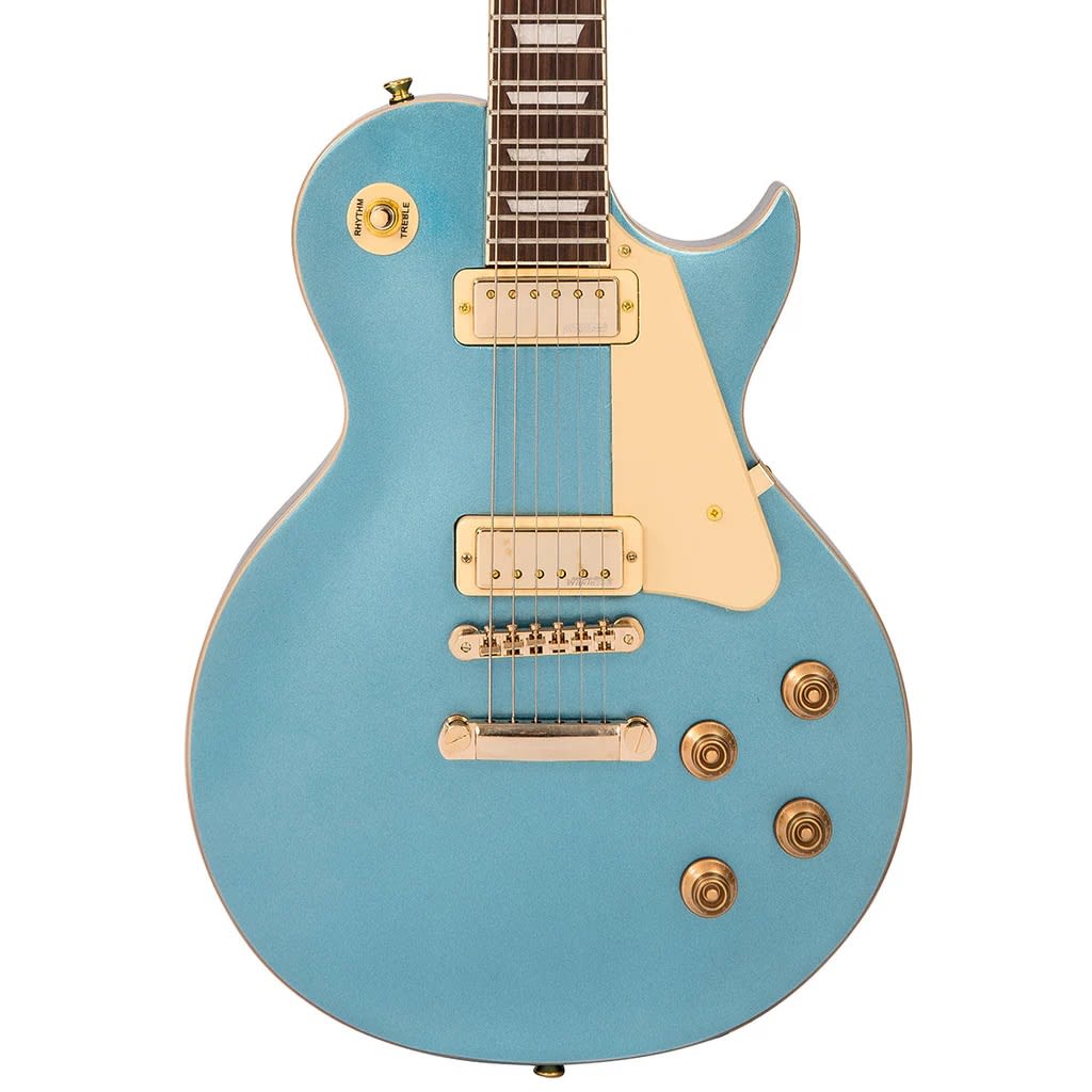 Guitarra Electrica LP MINI HB GUN HILL BLUE6
