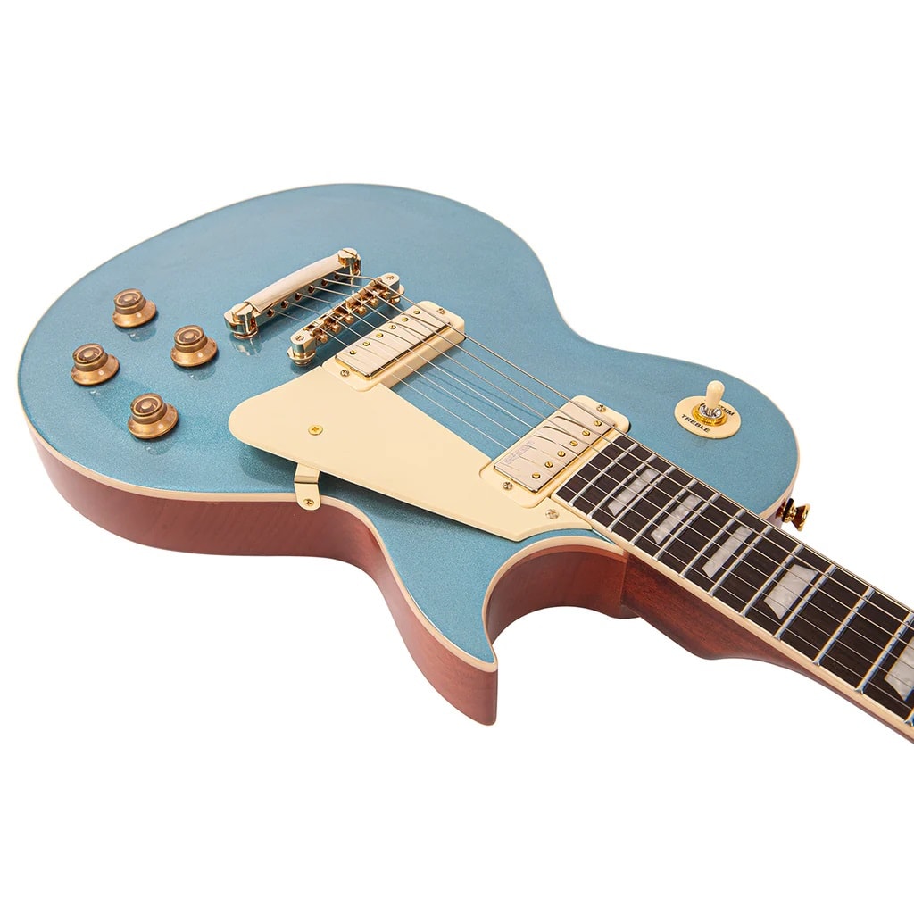 Guitarra Electrica LP MINI HB GUN HILL BLUE2