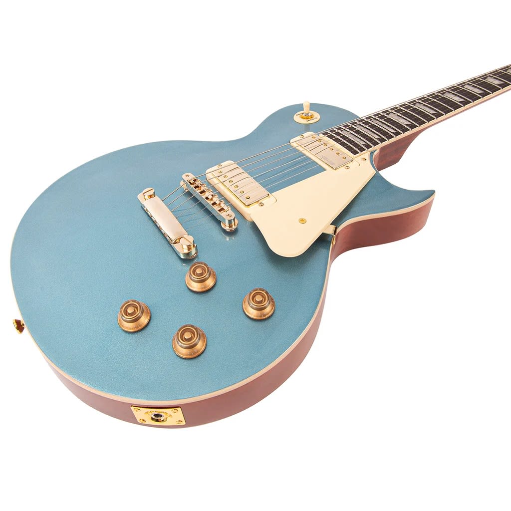 Guitarra Electrica LP MINI HB GUN HILL BLUE1