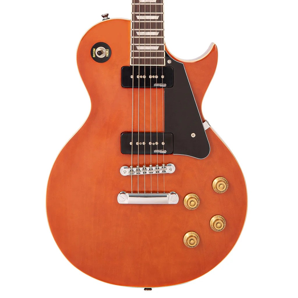 Guitarra Electrica LP TWIN SOAPBAR NATURAL MAHOGANY7