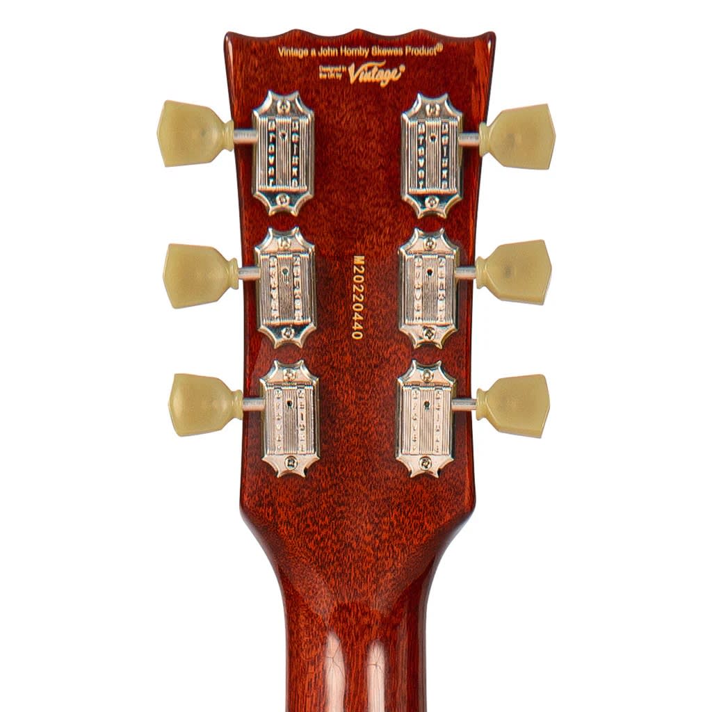 Guitarra Electrica LP TWIN SOAPBAR NATURAL MAHOGANY4