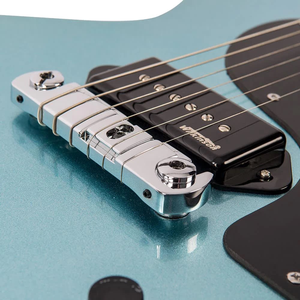 Guitarra Electrica LP SINGLE CUT GUN HILL BLUE6