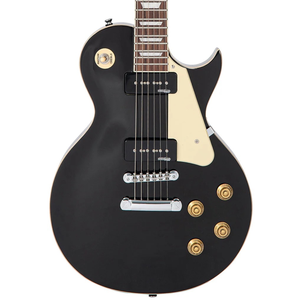 Guitarra Electrica LP TWIN SOAPBAR GLOSS BLACK VINTAGE7