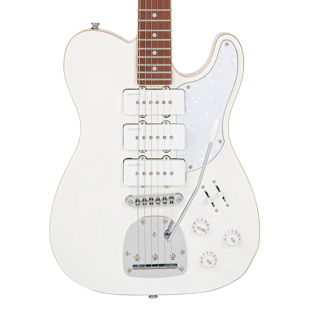 Guitarra Electrica REVO SERIES TRIO GUITAR ARCTIC WHITE VINTAGE4