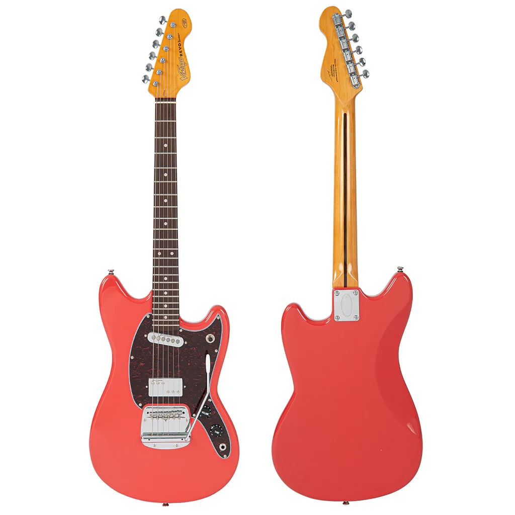 Guitarra Elecrica REVO SERIES COLT HS DUO GUITAR FIRENZA RED VINTAGE5
