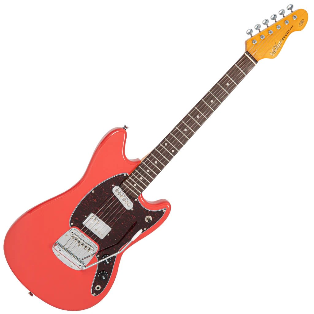 Guitarra Elecrica REVO SERIES COLT HS DUO GUITAR FIRENZA RED VINTAGE7