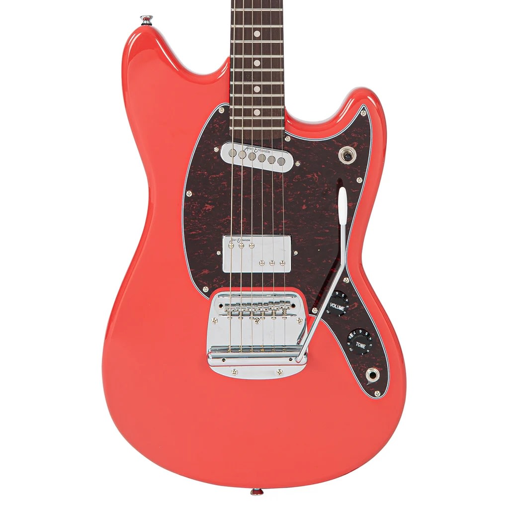 Guitarra Elecrica REVO SERIES COLT HS DUO GUITAR FIRENZA RED VINTAGE4