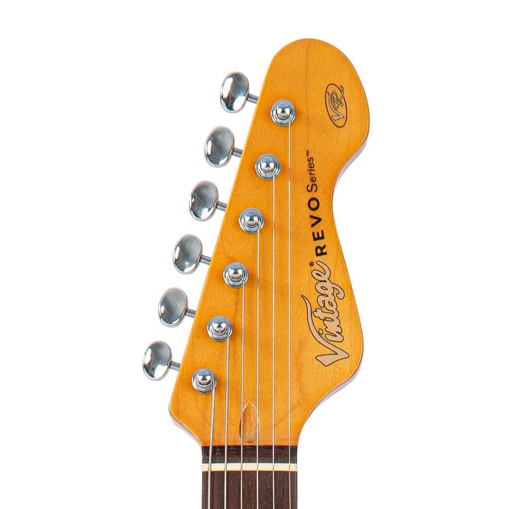 Guitarra Elecrica REVO SERIES COLT HS DUO GUITAR FIRENZA RED VINTAGE2