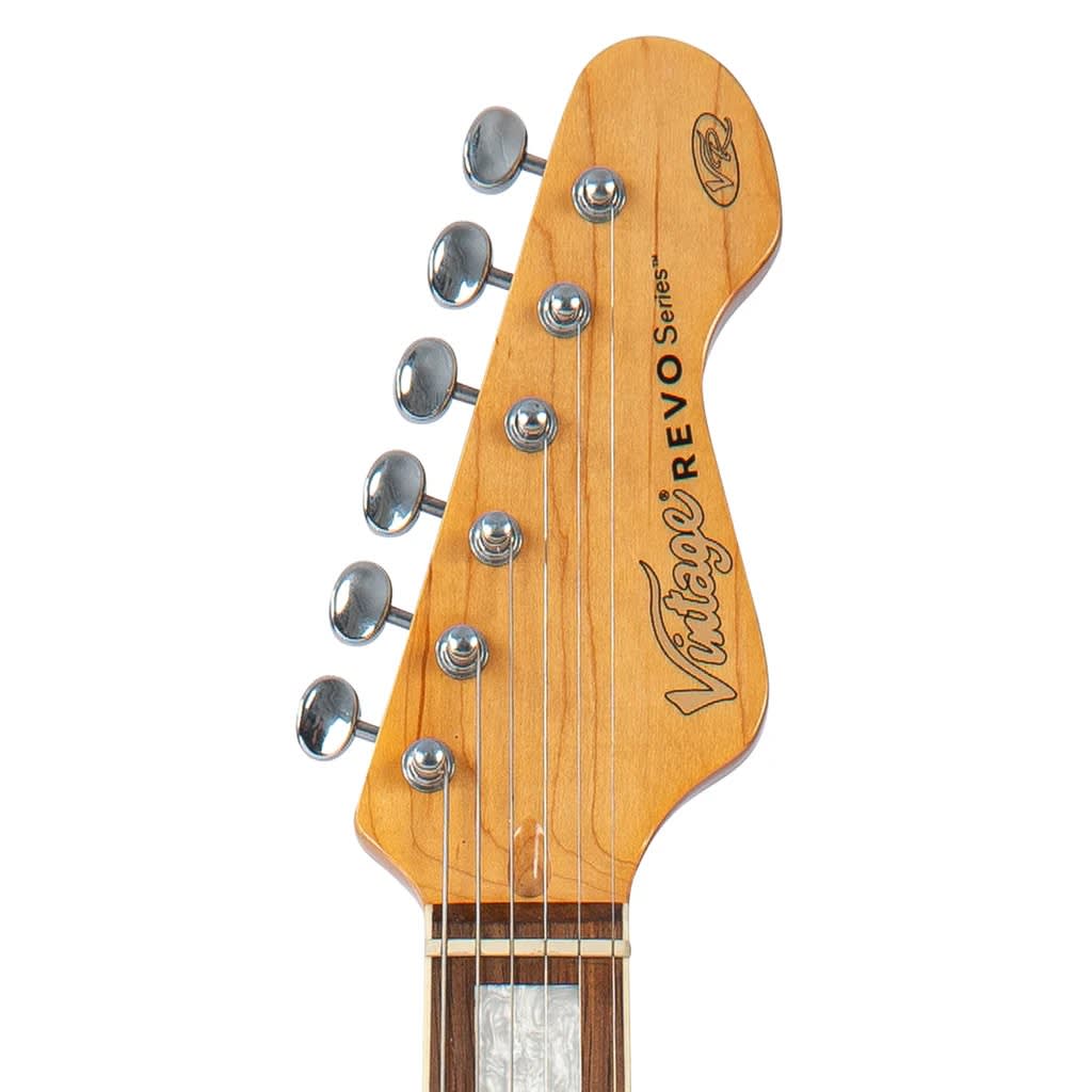 Guitarra Electrica REVO SERIES SURFMASTER 90 GUITAR FIRENZA RED VINTAGE2