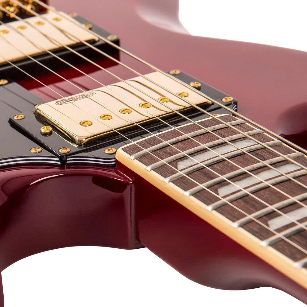 Guitarra Electrica SG GOLD H/WARE CHERRY VINTAGE2