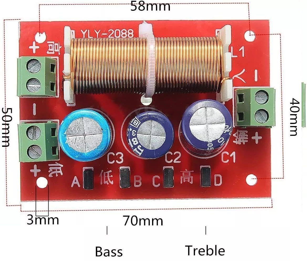 CROSSOVER 2 VIAS 400 WATTS MEKSE2