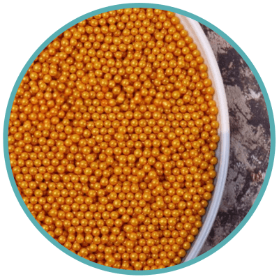 SPRINKLES GRAGEA DORADA 4MM