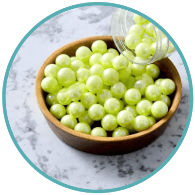 SPRINKLES PERLA VERDE CLARO 10 MM
