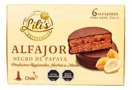DISPLAY ALFAJOR NEGRO PAPAYA 6 UNIDADES