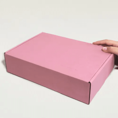 CAJA CARTON MULTIUSO AUTO. ROSA LARGE 30x20x10cm