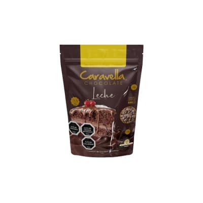 CHOCOLATE DISCO LECHE CARAVELLA 1 KG1
