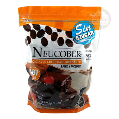 CHOCOLATE BAÑO ALFAJOR SIN AZUCAR 1 KG