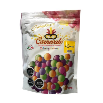 COBERTURA DISCOS MOLDEO/BAÑO LIMON CARNEVALLE 1KG
