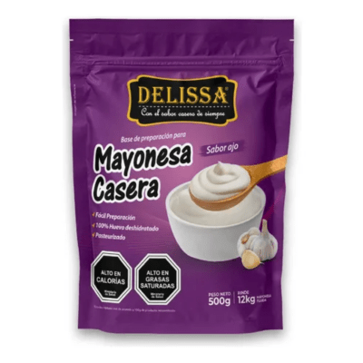 MAYONESA DE AJO DELISSA 500 GR