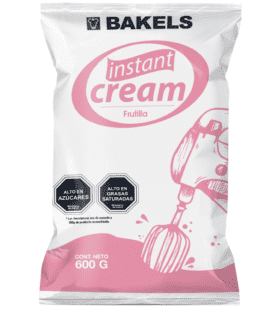 CREMA VEGETAL INSTANT CREAM FRUTILLA 600 G