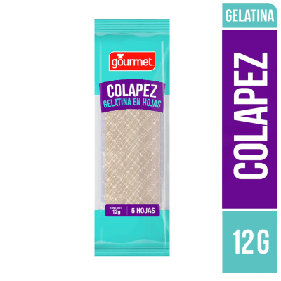 GELATINA EN HOJAS COLAPEZ