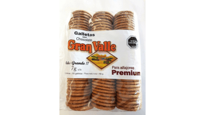 GALLETA ALFAJOR CHOCOLATE GRAN VALLE 700g