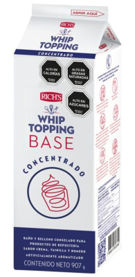 CREMA VEGETAL WHIP TOPPING BASE 907 G