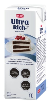 CREMA VEGETAL ULTRA RICH ORIGINAL 1 L