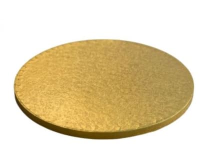 Base de plumavit torta redondo oro