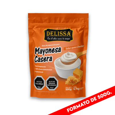 MAYONESA CHEDDAR DELISSA 500 GR