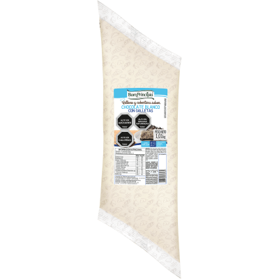 RELLENO/COBERTURA SABOR CHOCOLATE BLANCO COOKIES 1 KG