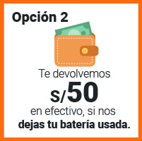 Si dejas batería usada te pagamos