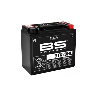 BATERIA DE MOTO BS SLA BTX20HL 12V 18.9AH 300CCA1