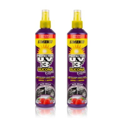 PROTECTOR UV3 SILICONA 300ML X2 UND FRESA