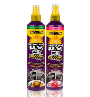 PROTECTOR UV3 SILICONA 300ML X2 UND CHICLE/TABACO