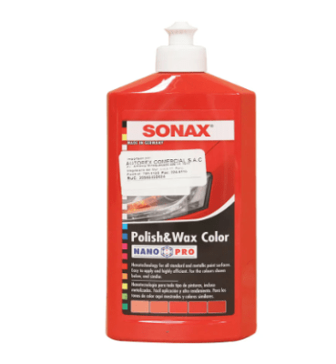CERA POLISH & WAX 500ML ROJO