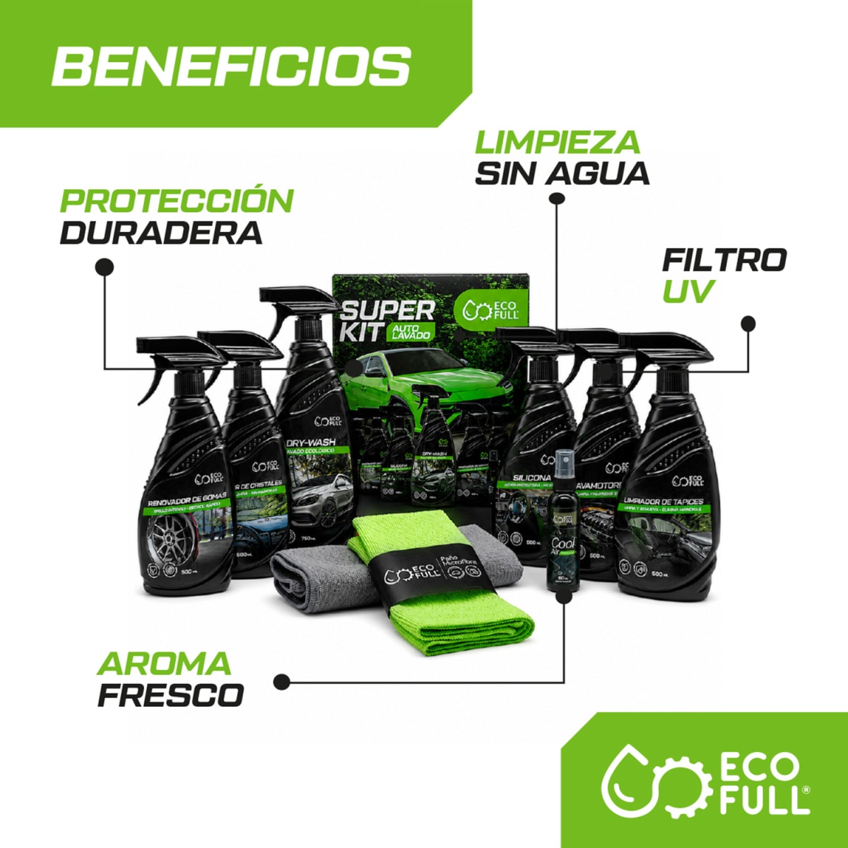 SUPER KIT DE LIMPIEZA DE AUTOS7