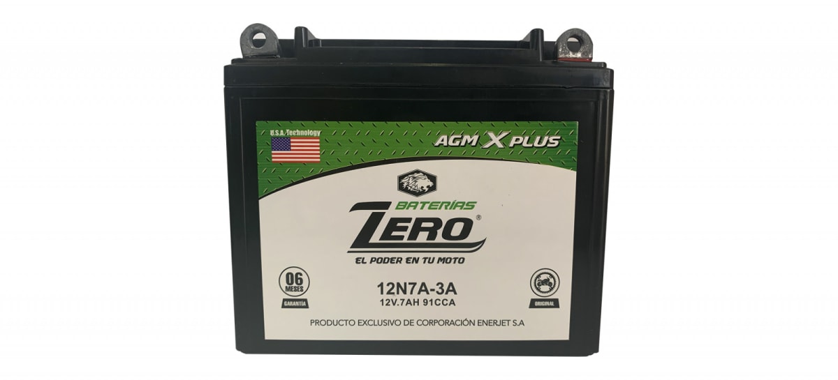 BATERIA MOTO AGM XPLUS 12N7A-3A 0