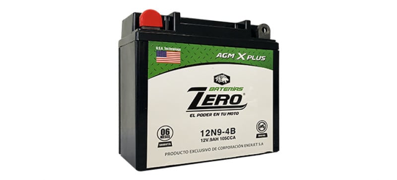 BATERIA MOTO AGM XPLUS 12N9-4B (12V.9AH 105CCA)2