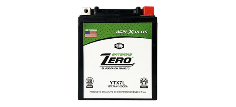 BATERIA MOTO AGM XPLUS YTX7L  (12V.7AH 100CCA) 0