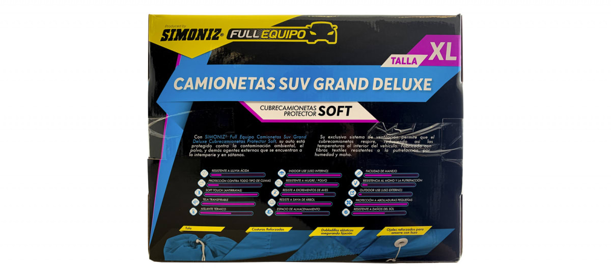 CUBRE CAMIONETA SUV T-XL4