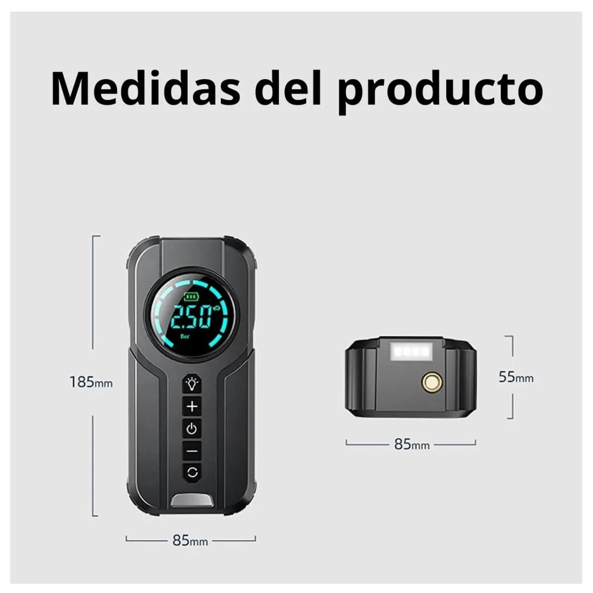 ARRANCADOR INFLADOR LINTERNA Y POWERBANK PORTÁTIL3