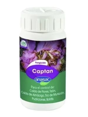 Captan 12 Wp. Frasco 100 Gramos