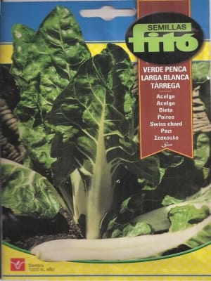 ACELGA VERDE PENCA BLANCA LARGA TARREGA 10 Gramos