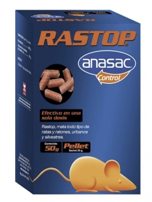 Rastop Pellet Cajas 50 Gramos