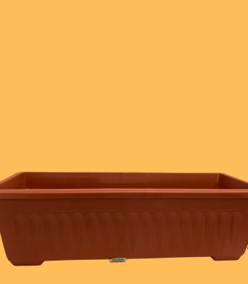 Jardineras Estriada Rectangular. Terracota 49,5x21x14 CM