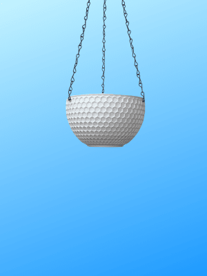 Macetero Colgante  Autorregante  Color: Blanco  16x11 CM