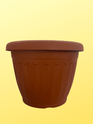 Macetero Estriado Red. Terracota 25x16 CM